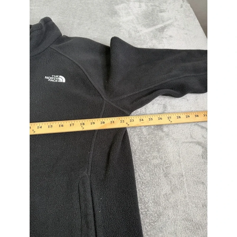 The North Face Full Zip Fleece Jacket Men's Size Large Black Outdoor
